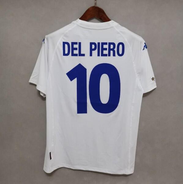 2000 Italy Retro Away Kit Soccer Jersey DEL PIERO #10